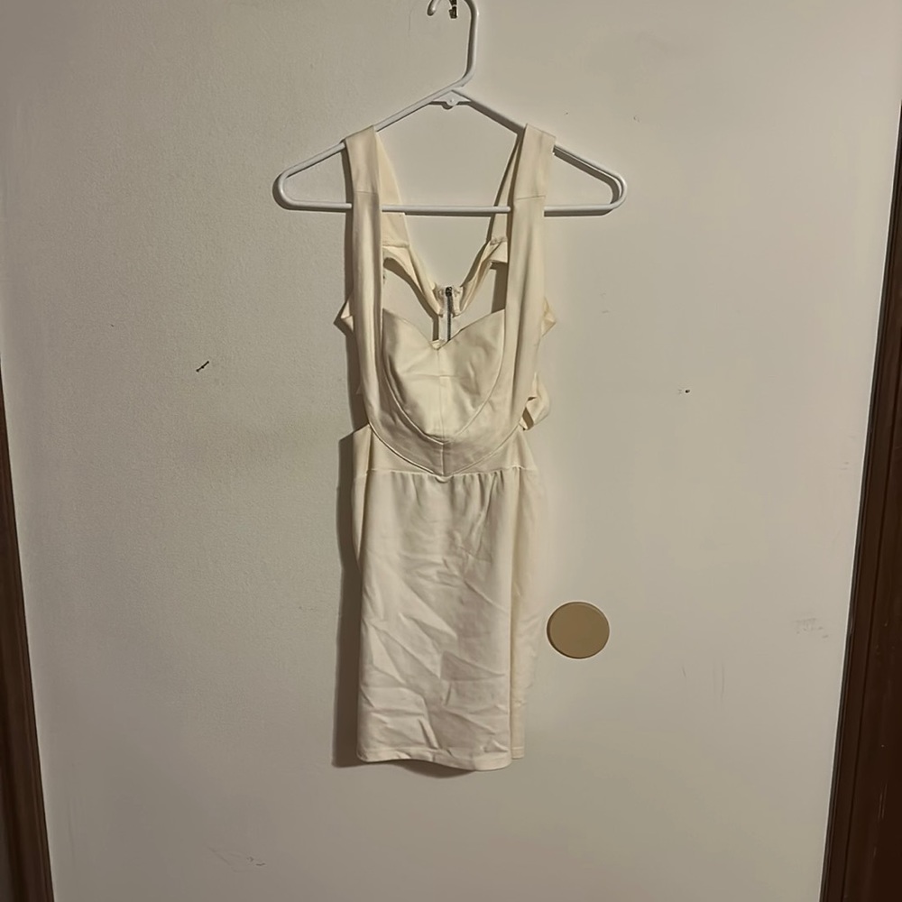 Foreign exchange white dress size- M